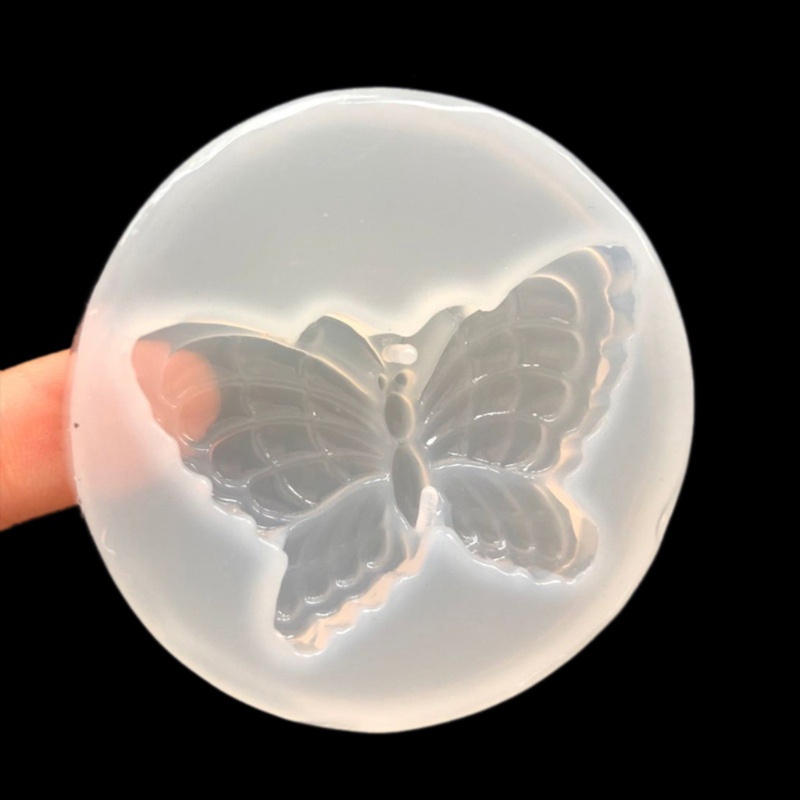 Set 2 Khuôn Silicone Làm Mặt Vòng cổ / Bông Tai Hình Bướm