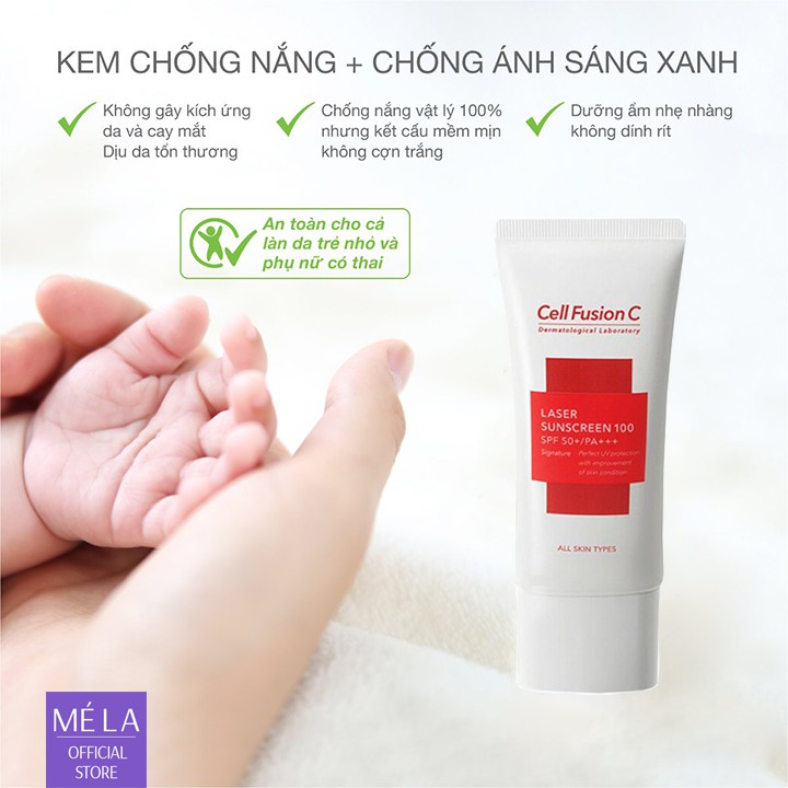 ✅[CHÍNH HÃNG] Kem Chống Nắng Cell Fusion C Suncreen 100