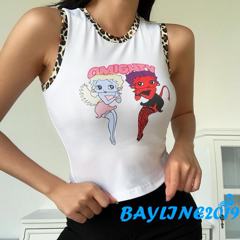 Áo Nữ Không Tay Họa Tiết Da Báo Trẻ Trung Cá Tính Sành Điệu