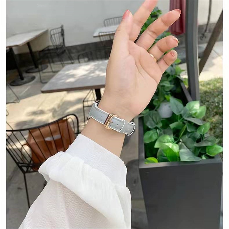 Dây Đeo Đồng Hồ Bằng Da Silicon Mềm Màu Kẹo Ngọt Cho iwatch Series 7 6 SE 5 4 3 2 1 41mm 45mm 44mm 44mm 40mm 42mm 38mm