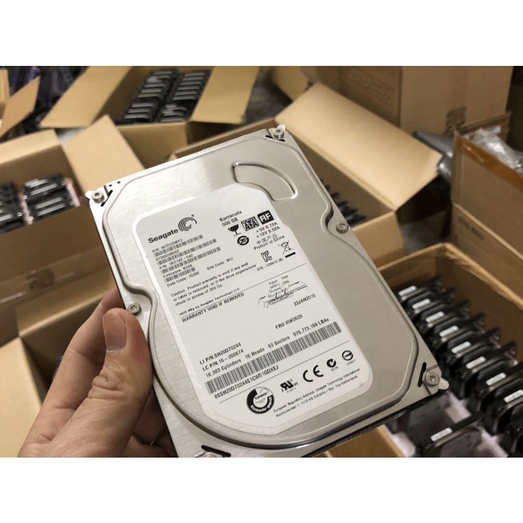HDD Seagate Barracuda 500GB 7200RPM 3.5inch SATA3 Chính Hãng - Bảo hành 2 năm