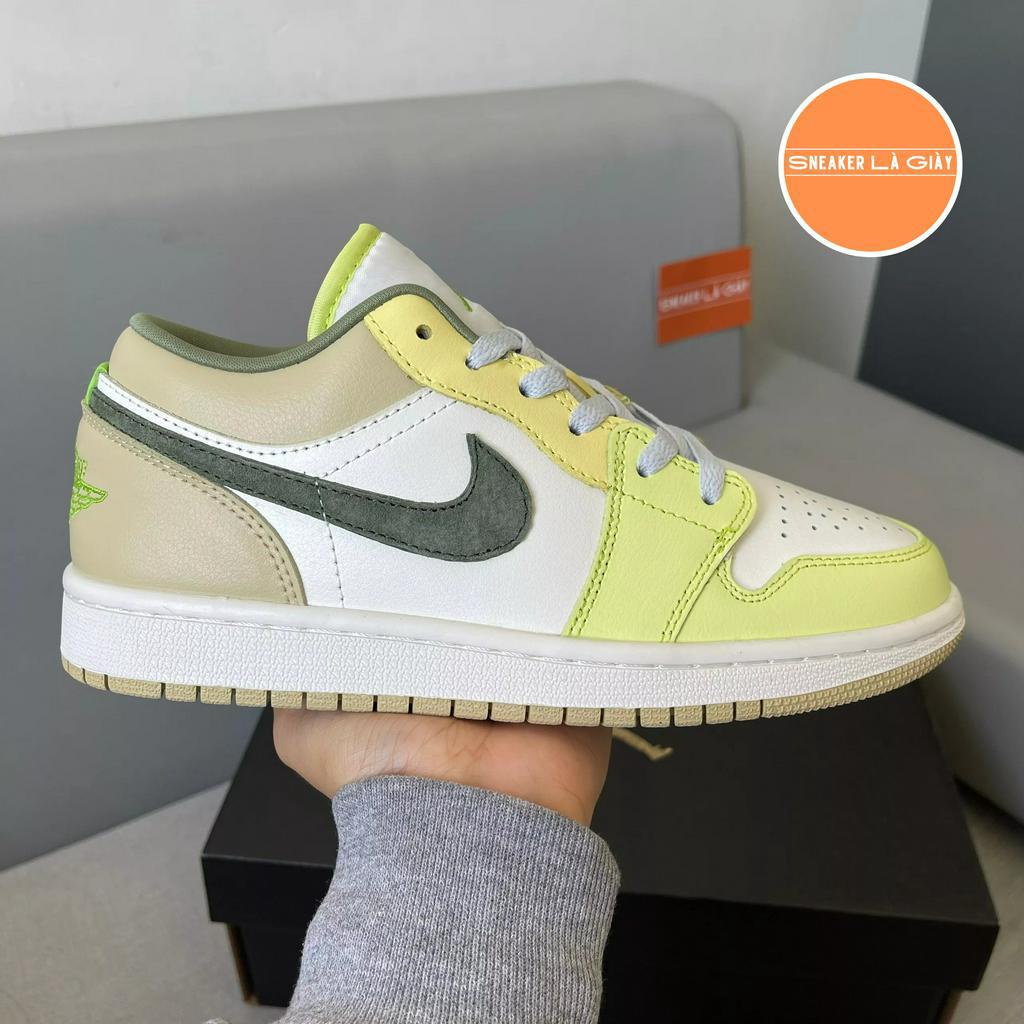 Giày Air Jordan 1 Low Green Sail - Bản Cao Cấp Fullbox