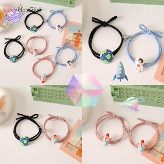 2pc Earth Rocket Phi hành gia Vòng tay Cặp đôi Nam châm Hoạt hình Dễ thương