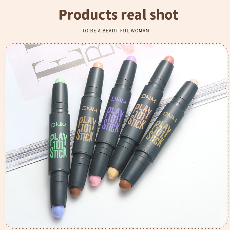 (Hàng Mới Về) Phấn Bắt Sáng Tạo Khối Hai Màu Tạo Khuôn Mặt Chữ V | BigBuy360 - bigbuy360.vn