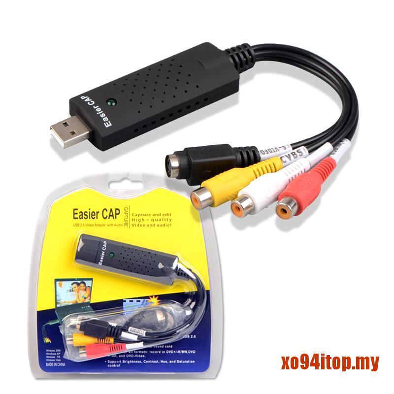 Bộ Chuyển Đổi Thẻ Âm Thanh Video Vhs Sang Kỹ Thuật Số Usb 2.0 | BigBuy360 - bigbuy360.vn