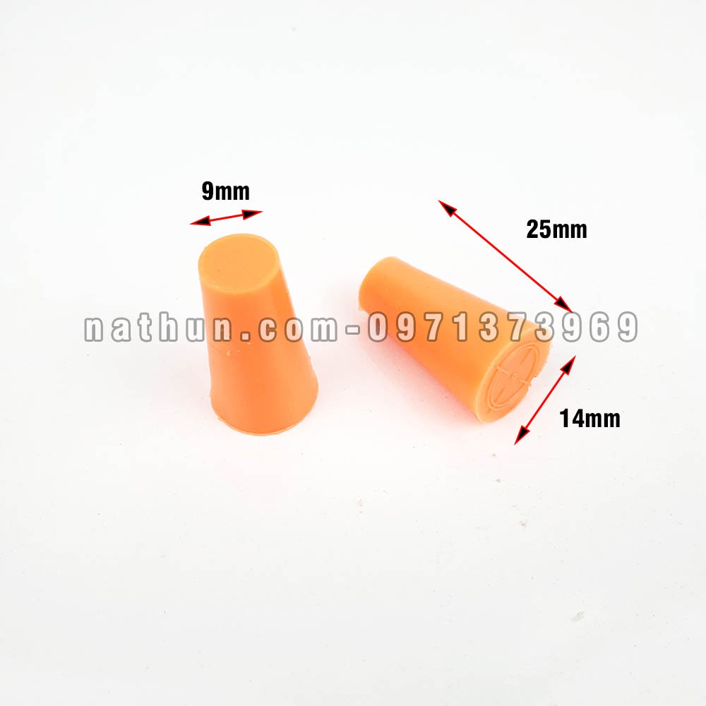 Bịt cao su hỗ trợ gài dây thun dẹt cho ná thun tròn sừng hươu