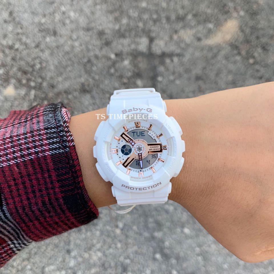 Đồng Hồ Nữ Casio Dây Nhựa BABYG BA-110RG-7ADR Chính Hãng