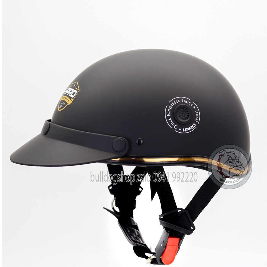 Mũ Bảo Hiểm Nửa Đầu Kính Phi Công HP 03B Chính Hãng Nhiều Màu - Bulldogshop