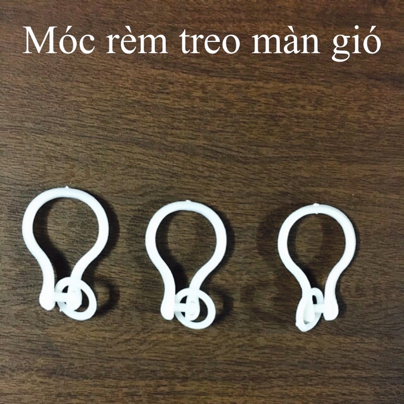 20 khiến nhựa treo rèm,treo màn gió độ rộng 3.5cm