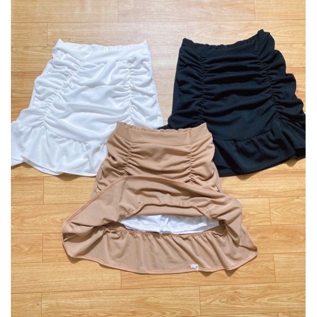 Chân Váy Đuôi Cá Nhún Cạp Cao Có Quần Trong Xinh Xắn Zinti CV07