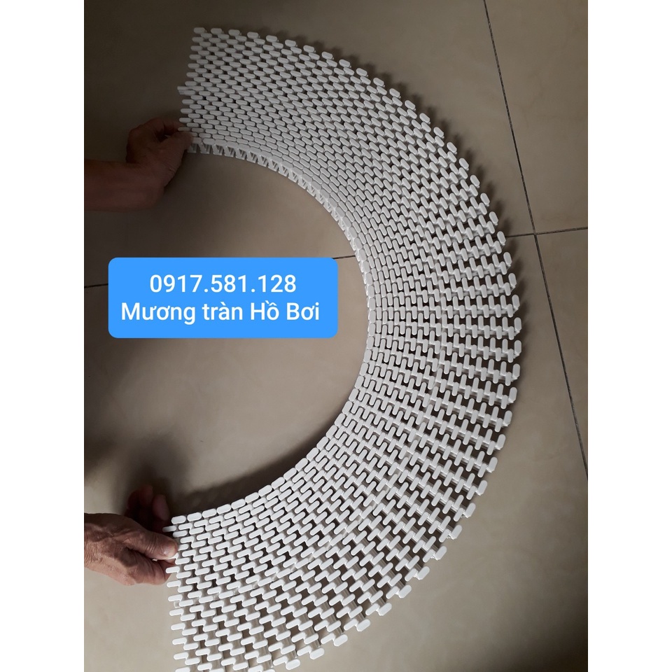 10m Nan Thoát Nước Tràn Hồ Bơi/ Thanh Thu Nước Tràn Hồ Rộng 20cm Hình Răng Cưa mã GG- 20D