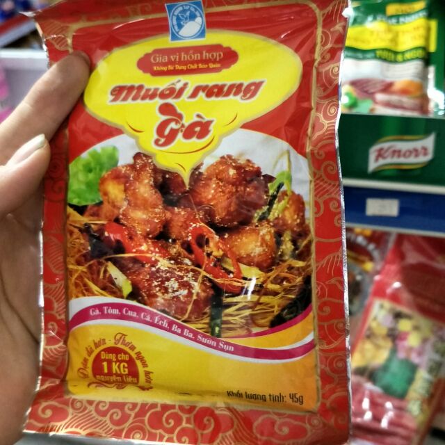 Muối rang gà