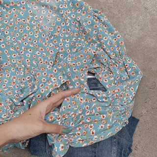 ÁO CROPTOP HOA CỘT EO (KÈM HÌNH THẬT)