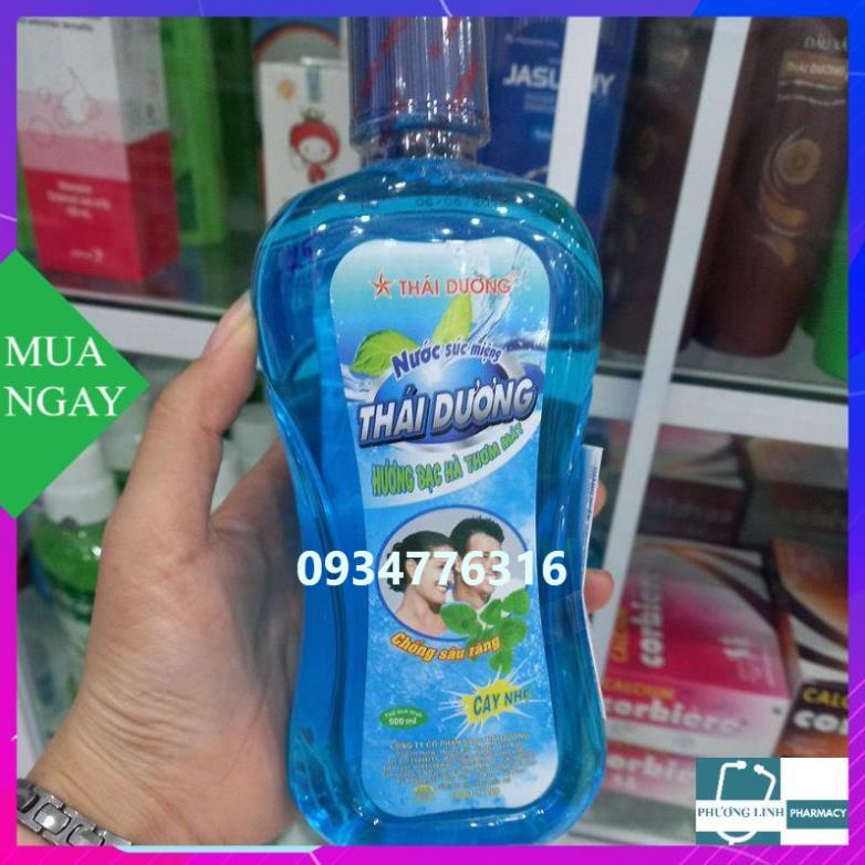 Nước xúc miệng thái dương bạc hà