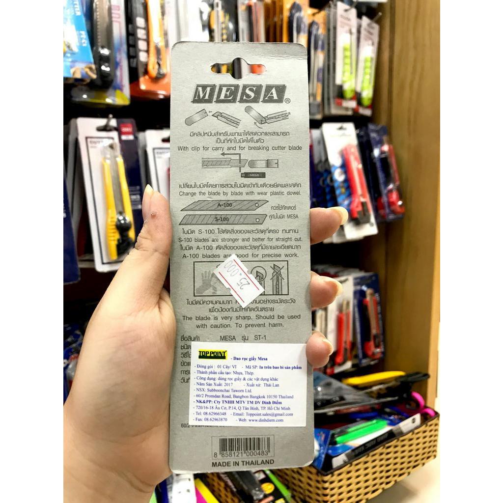 Dao Rọc Giấy Mesa ST-1 Kèm Lưỡi