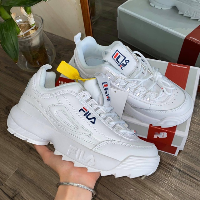 Giày thể thao fi.lla trắng nam nữ cao cấp (free ship)