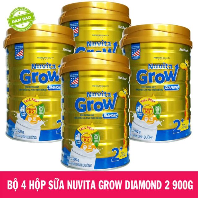 Sữa Nuvita Grow Diamond 2+ phát triển chiều cao cho bé từ 2 tuổi trở lên Date 2022