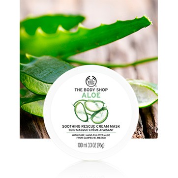 Bill US - Săn sale 75% -  Mặt nạ The Body Shop ALOE SOOTHING RESCUE CREAM MASK - Aloe Protective Restoring Mask