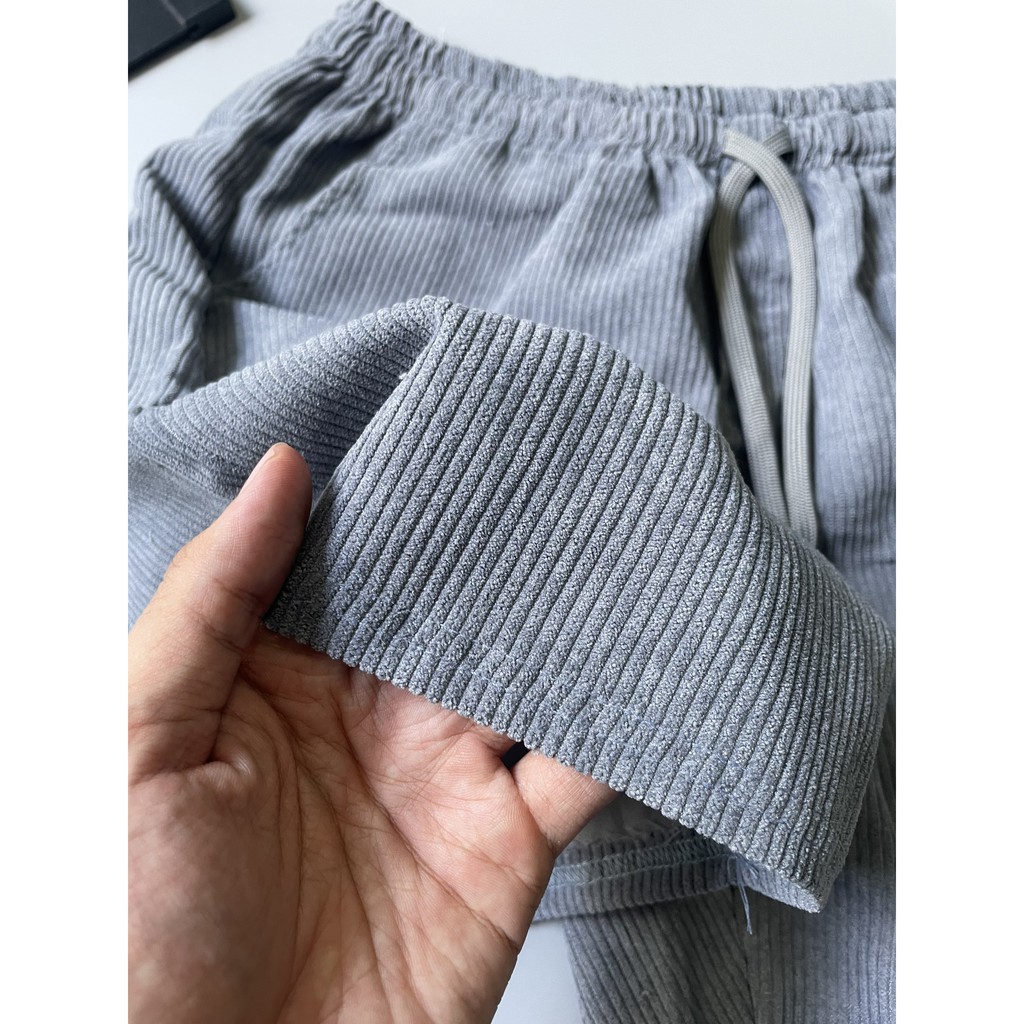 Quần Short Nhung Tăm Nam Nữ Unisex Basic thương hiệu Outsidestreetwear - Vải Nhung Tăm Trẻ Trung Cá Tính - NT1 | BigBuy360 - bigbuy360.vn