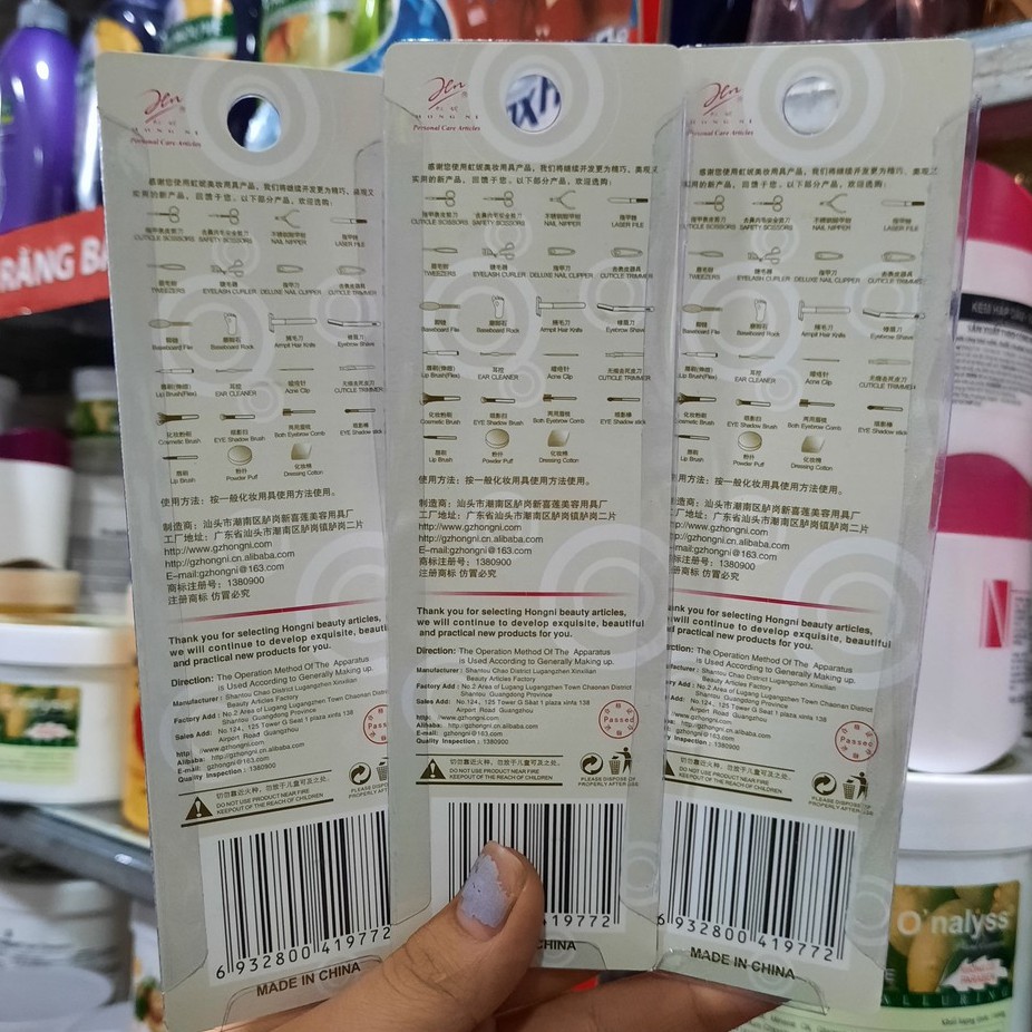 Bộ 10 miếng lót bấm mi