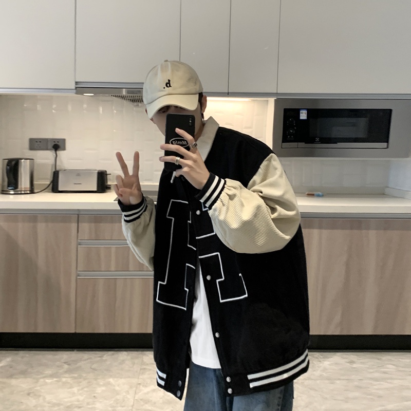 Áo khoác bomber thêu họa tiết phong cách Hàn Quốc trẻ trung dành cho nữ