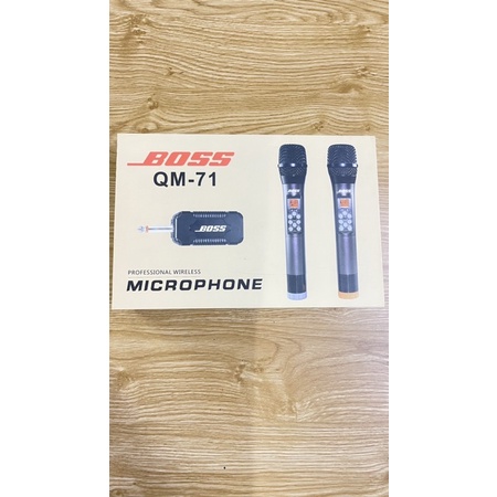 Micro tích hợp chỉnh echo Boss QM-71 - Hàng cao cấp