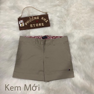 Quần Shorts Kaki Thun Màu Kem Mới / Quần Shorts Kaki Basic