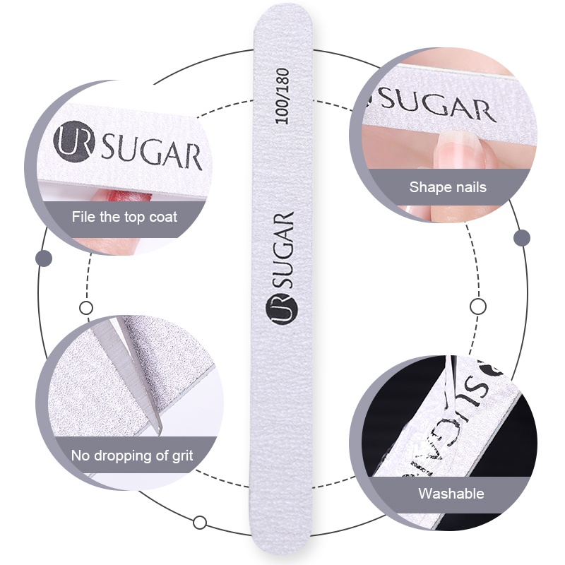 Dũa móng tay UR SUGAR chuyên nghiệp màu trắng