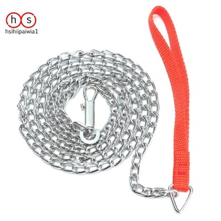 Dây xích dắt cho đi dạo dài 1.6 mét, xích chó inox cao cấp
