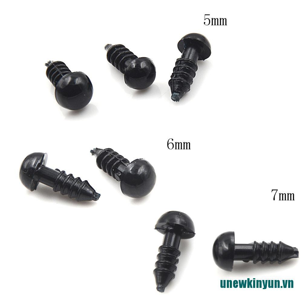 Unewkinyun.vn☀100 Con Mắt Nhựa 5-7mm Cho Búp Bê Gấu Bông