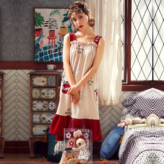 Váy đầm ngủ mặc nhà kiểu dáng cách điệu. đẹp xinh, duyên dáng