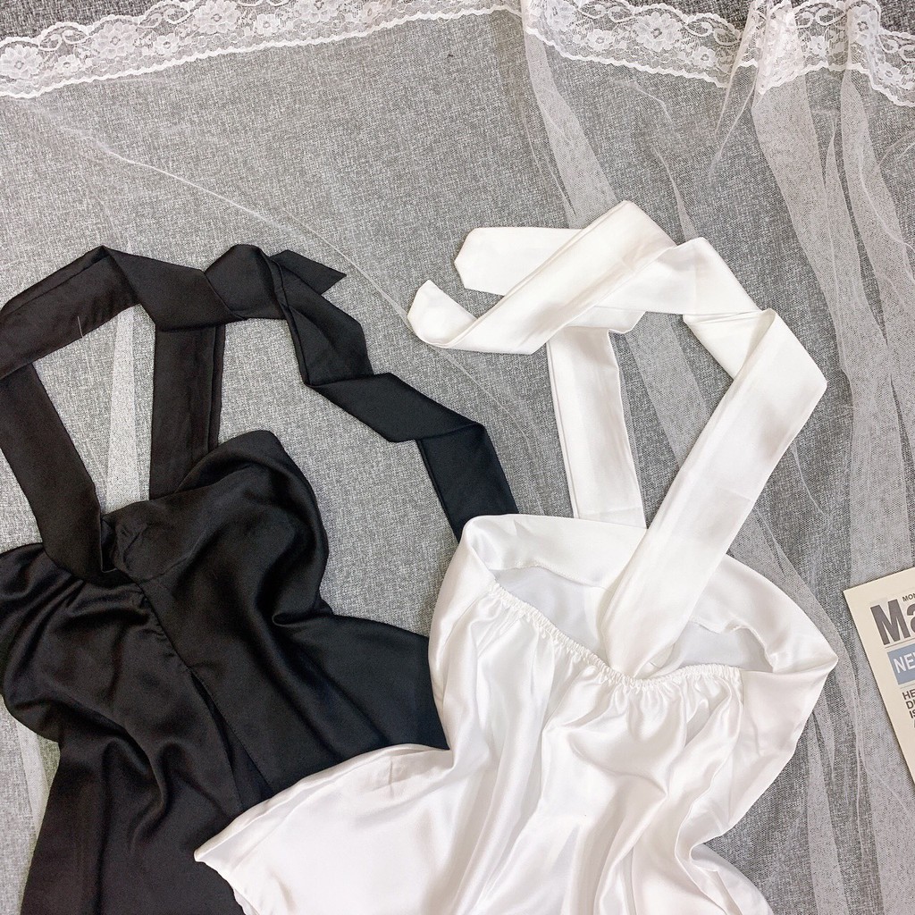 Đồ ngủ nữ sexy 🌺 Freeship 🌺 Đồ ngủ nữ sexy chất lụa mềm mại Freesize dưới 60kg | BigBuy360 - bigbuy360.vn