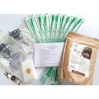 Combo cà phê + bộ dụng cụ thải độc đại tràng,coffee enema gerson