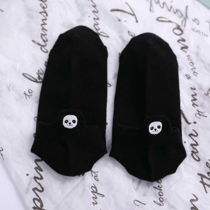PANDA Bear Embroidered Heels