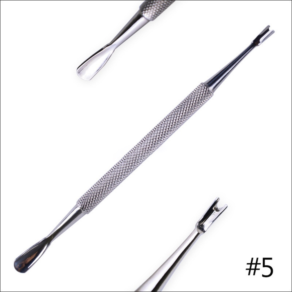 Dụng cụ đẩy loại bỏ sơn móng tay da chết ANNIES 9 mẫu tùy chọn chất liệu thép tiện lợi