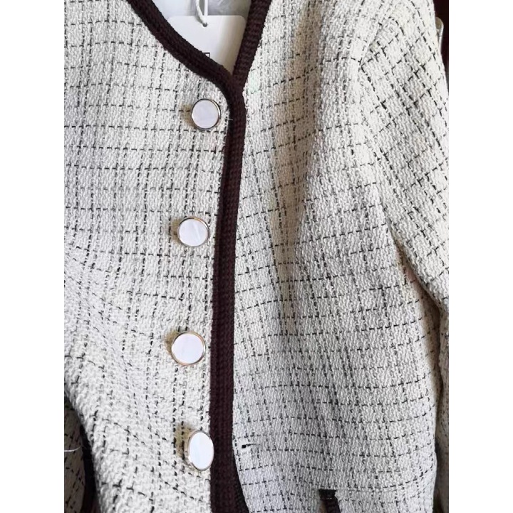 Set Dạ Tweed Kim Sa 2 Lớp, Bộ Áo Dạ Tweed Kèm Chân Váy tennis | BigBuy360 - bigbuy360.vn