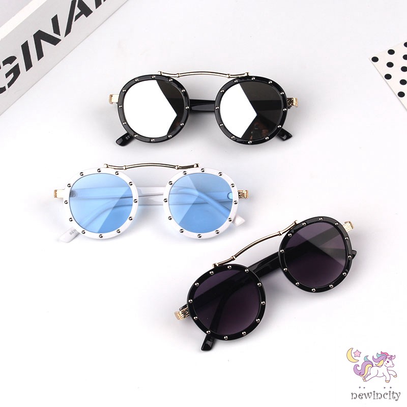 Kính mát phong cách Retro chống tia UV độc đáo cho bé