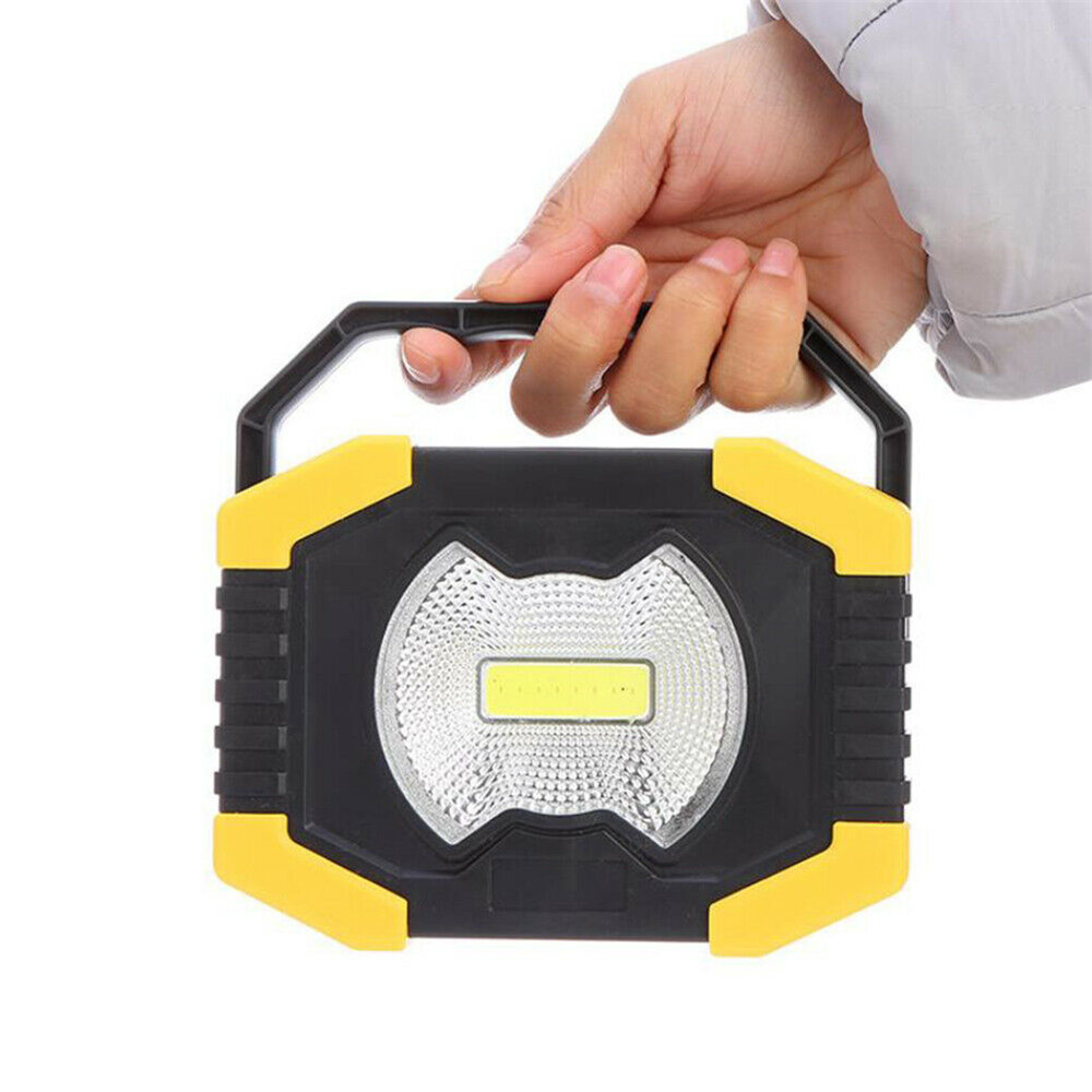 Đèn Pin Led Cob Năng Lượng Mặt Trời 20w