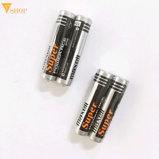 Combo 4 Viên Pin AAA Maxell Cacbon (1 Vỉ 2 Viên)