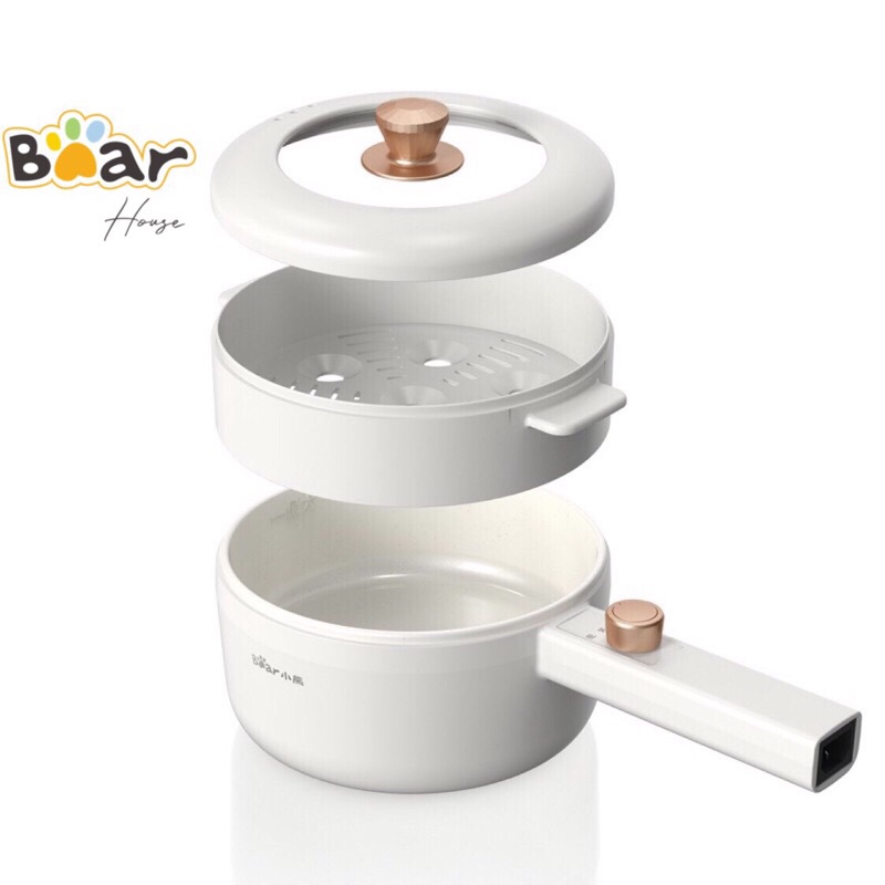 NỒI ĐIỆN BEAR ĐA NĂNG KÈM HẤP MỚI P16M2 DUNG TÍCH 1.6L
