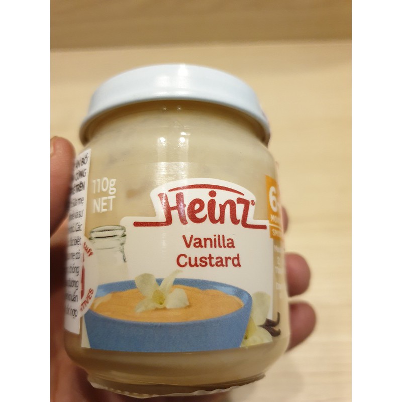 Dinh Dưỡng Đóng Lọ Custard vị vanila Heinz (110g)