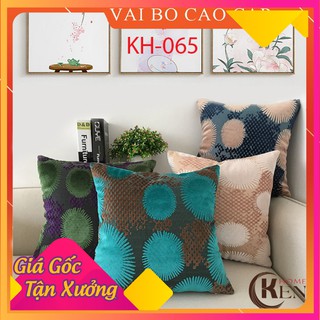Gối Tựa Lưng | Gối Tựa Sofa, Gối Vuông Trang Trí Thêu Hoạt Tiết Hiện Đại Kích Thước 45x45cm