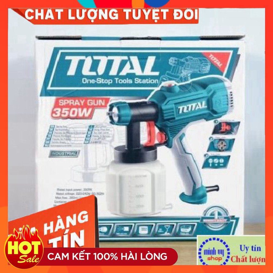 [chính hãng] 450W Máy phun sơn dùng điện TOTAL TT3506 nguyên zin nhé các bác [cam kết chất lượng]