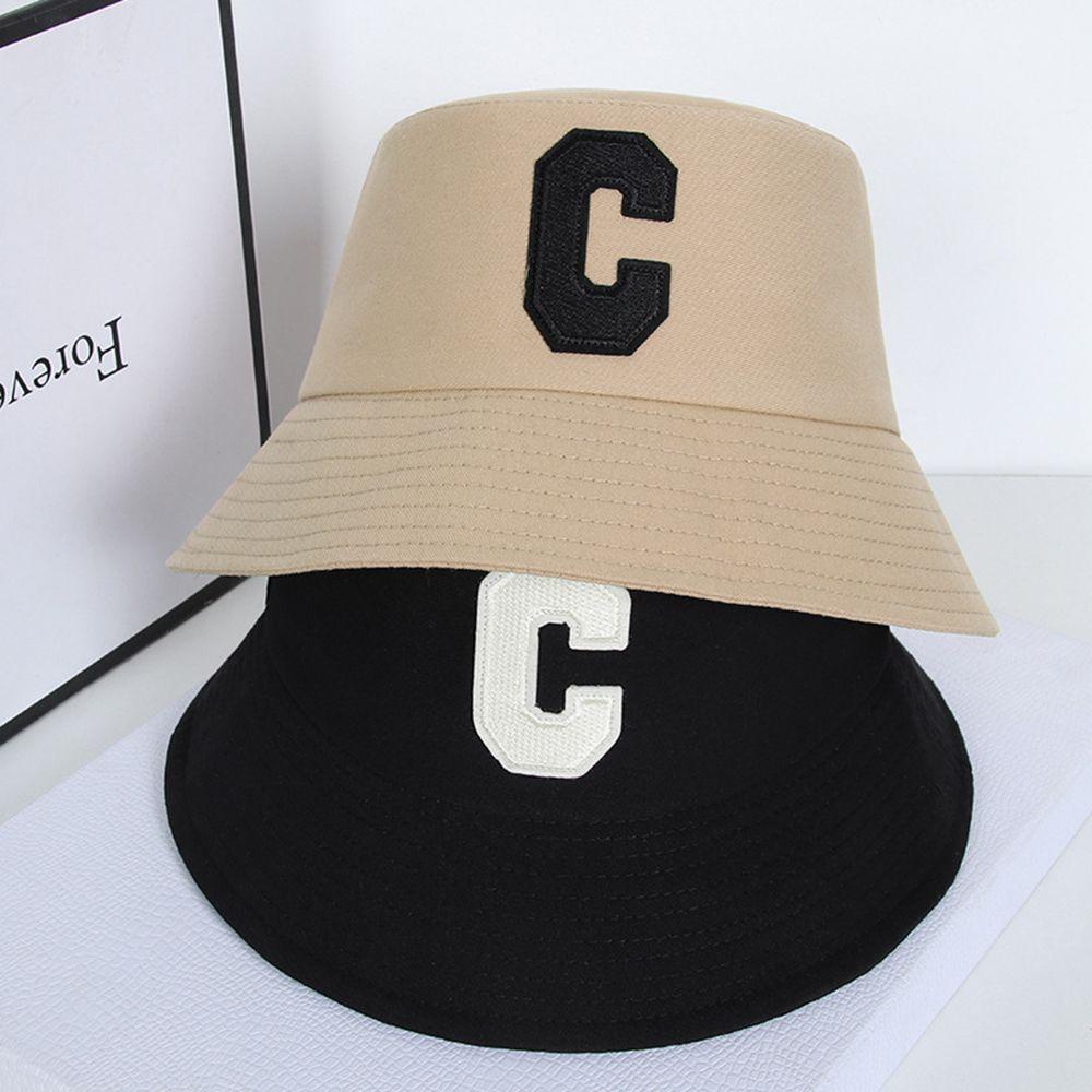 Nón Tai Bèo Cotton Màu Sắc Đơn Giản In Chữ Thời Trang Hàn Quốc