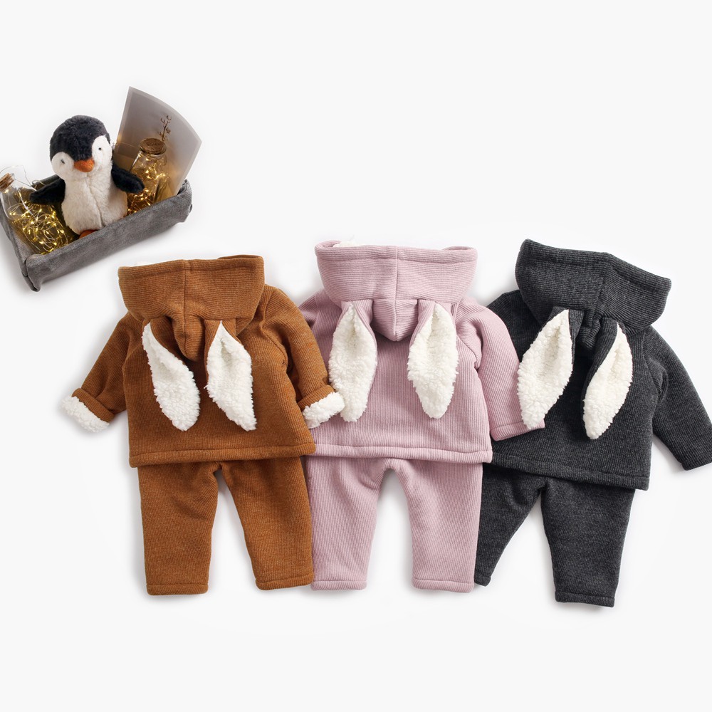 Set áo khoác + quần Sanlutoz dành cho bé phù hợp giữ ấm trong mùa đông