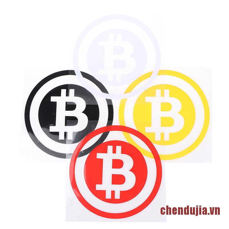 DUJIA Bitcoin Car Sticker Cryptocurrency Blockchain Sticker Vinyl Car Window Dec