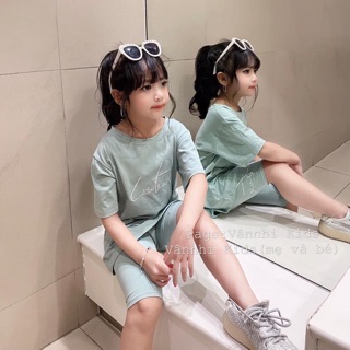 BỘ quần lửng bé gái flight mode siêu hot
