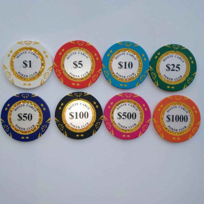 [POK Shop] Chip Poker cao cấp Monte Carlo (Chip lẻ - Phỉnh Poker) | BigBuy360 - bigbuy360.vn