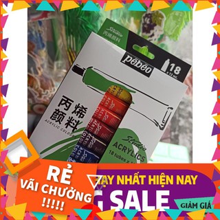 [BÁN CHẠY]  [ Chính Hãng ] Màu Acrylic Pebeo Bộ 12ml x 18 màu