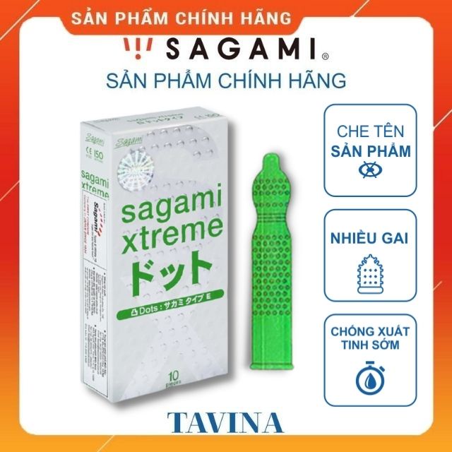 Bao cao su Sagami xtreme white là bcs siêu mỏng truyền nhiệt nhanh ôm sát có gân gai liti xuất xứ tại nhật bản